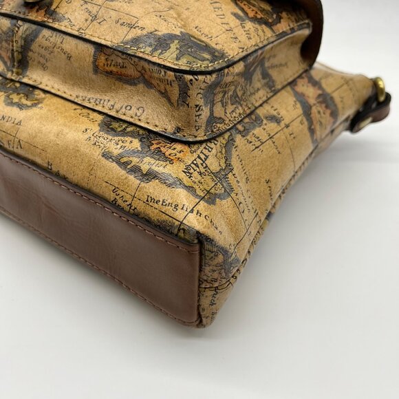 Patricia Nash European Mapprint Kirby Crossbody Bag - Picture 8 of 12